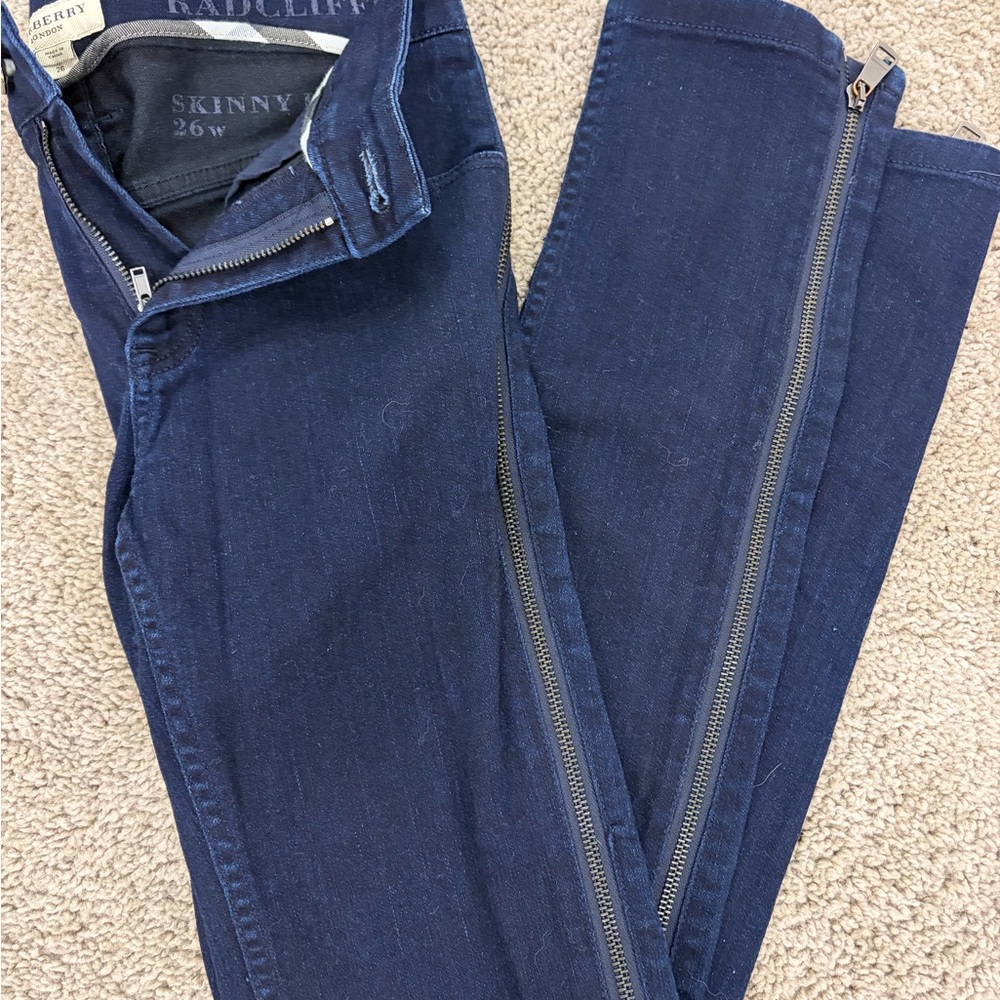 Burberry Women's Blue Skinny Jeans